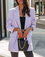 Binx Pocketed Blazer - Lavender InsStreet