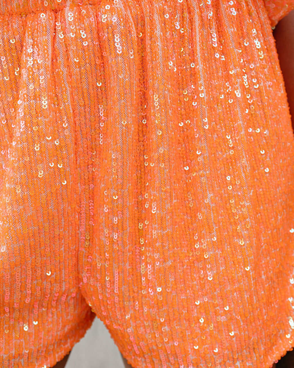 Blaze Sequin Shorts - Orange - FINAL SALE InsStreet