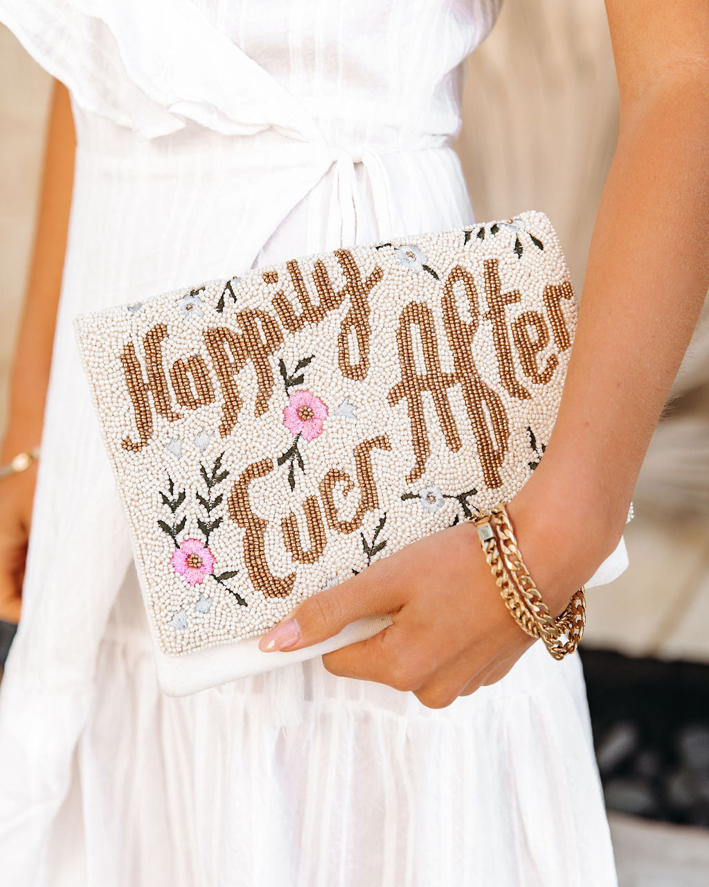 Happily Ever After Handmade Beaded Crossbody Clutch Ins Street