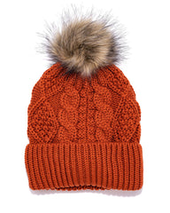 Brisk Pom Beanie - Burnt Orange - FINAL SALE Ins Street