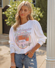 California Dreaming Cotton Long Sleeve Crop Top - FINAL SALE Ins Street