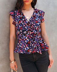 Cady Floral Ruffle Blouse - FINAL SALE Ins Street