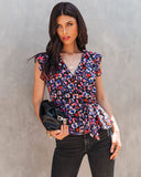 Cady Floral Ruffle Blouse - FINAL SALE Ins Street