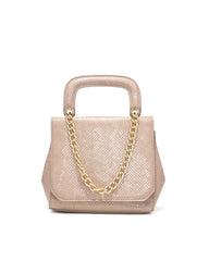 Chantelle Embossed Crossbody Chain Handbag - Natural Ins Street