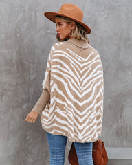 Charbel Dolman Knit Zebra Cardigan - FINAL SALE Ins Street