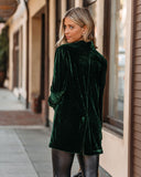 Chicest Pocketed Velvet Blazer - Green - FINAL SALE Ins Street
