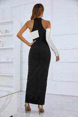 Evie One Sleeve Maxi Bandage Dress Ins Street