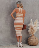 Cienna Striped Knit Midi Dress - FINAL SALE LUCC-001