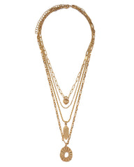 Coasta Layered Pendant Necklace PANN-001