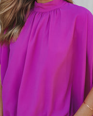 Danna Cape Sleeve Blouse - Orchid TYCH-001