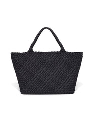 Della Woven Tote Bag - Black URBA-001