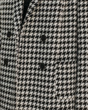 Demille Pocketed Houndstooth Peacoat SKIE-001