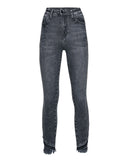 Diane High Rise Frayed Ankle Skinny Ins Street