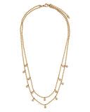 Double Solitaire Station Necklace - Gold Ins Street