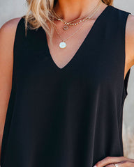 Dressed To Impress Sleeveless Blouse - Black Ins Street