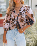 Duffy Cotton Floral Button Down Top Ins Street