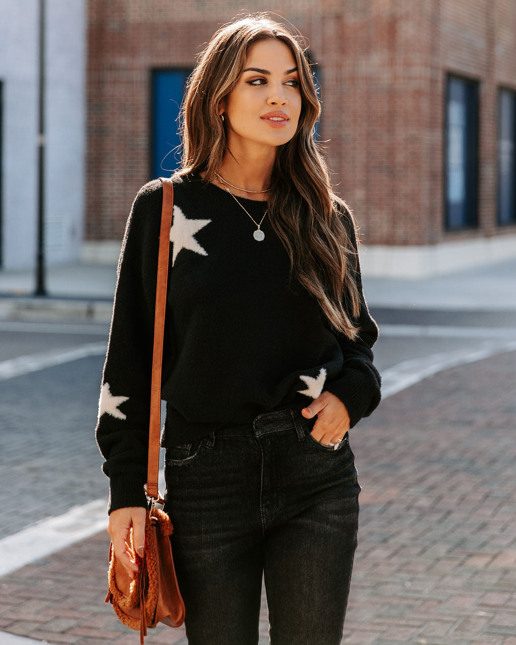 Constellation Soft Knit Sweater - Black THRE-001