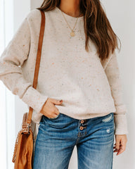 Maylee Speckled Knit Sweater Ins Street