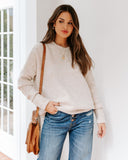 Maylee Speckled Knit Sweater Ins Street