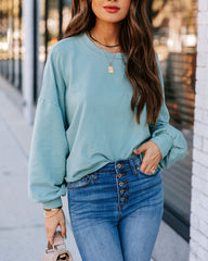 Wynnie Cotton Pullover - Blue Ins Street