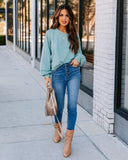 Wynnie Cotton Pullover - Blue Ins Street