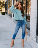 Wynnie Cotton Pullover - Blue Ins Street
