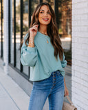 Wynnie Cotton Pullover - Blue Ins Street