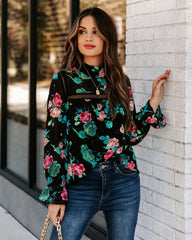 Rios Floral Lace Blouse Ins Street