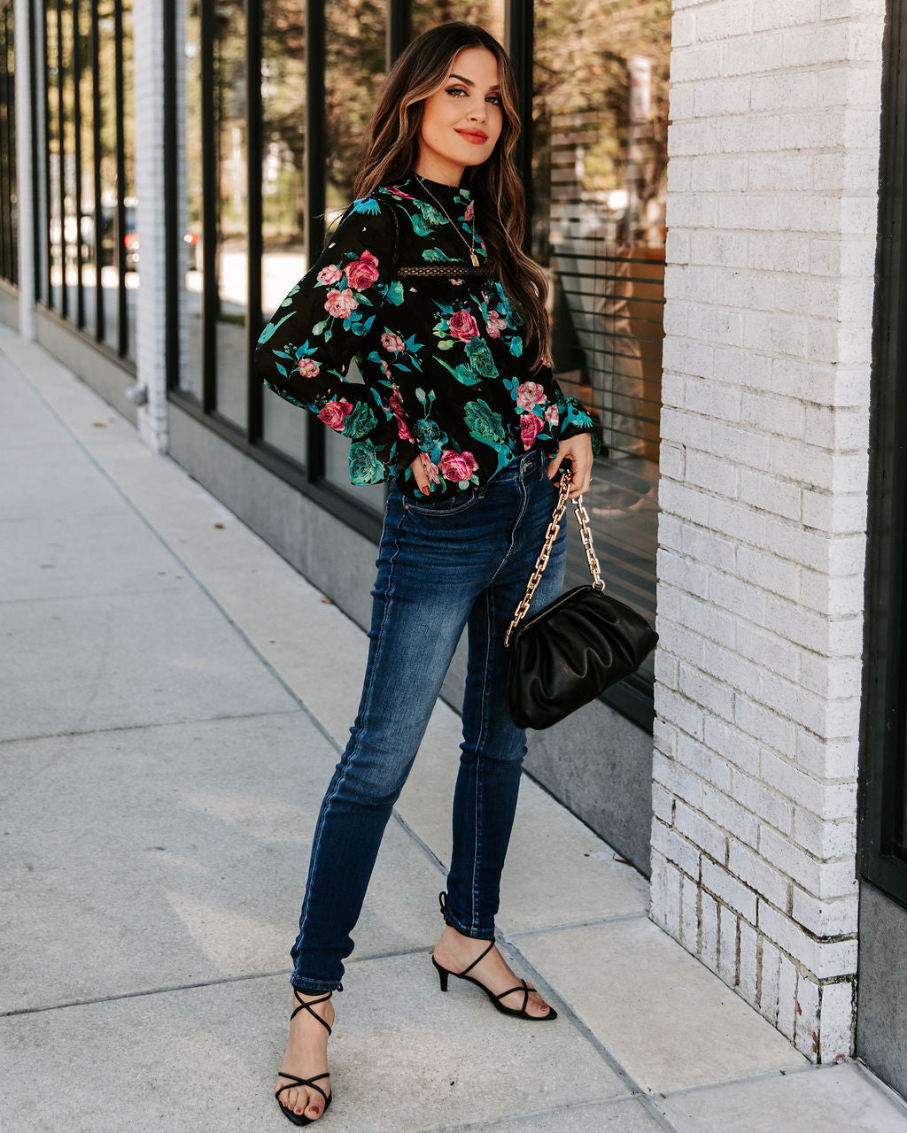 Rios Floral Lace Blouse Ins Street