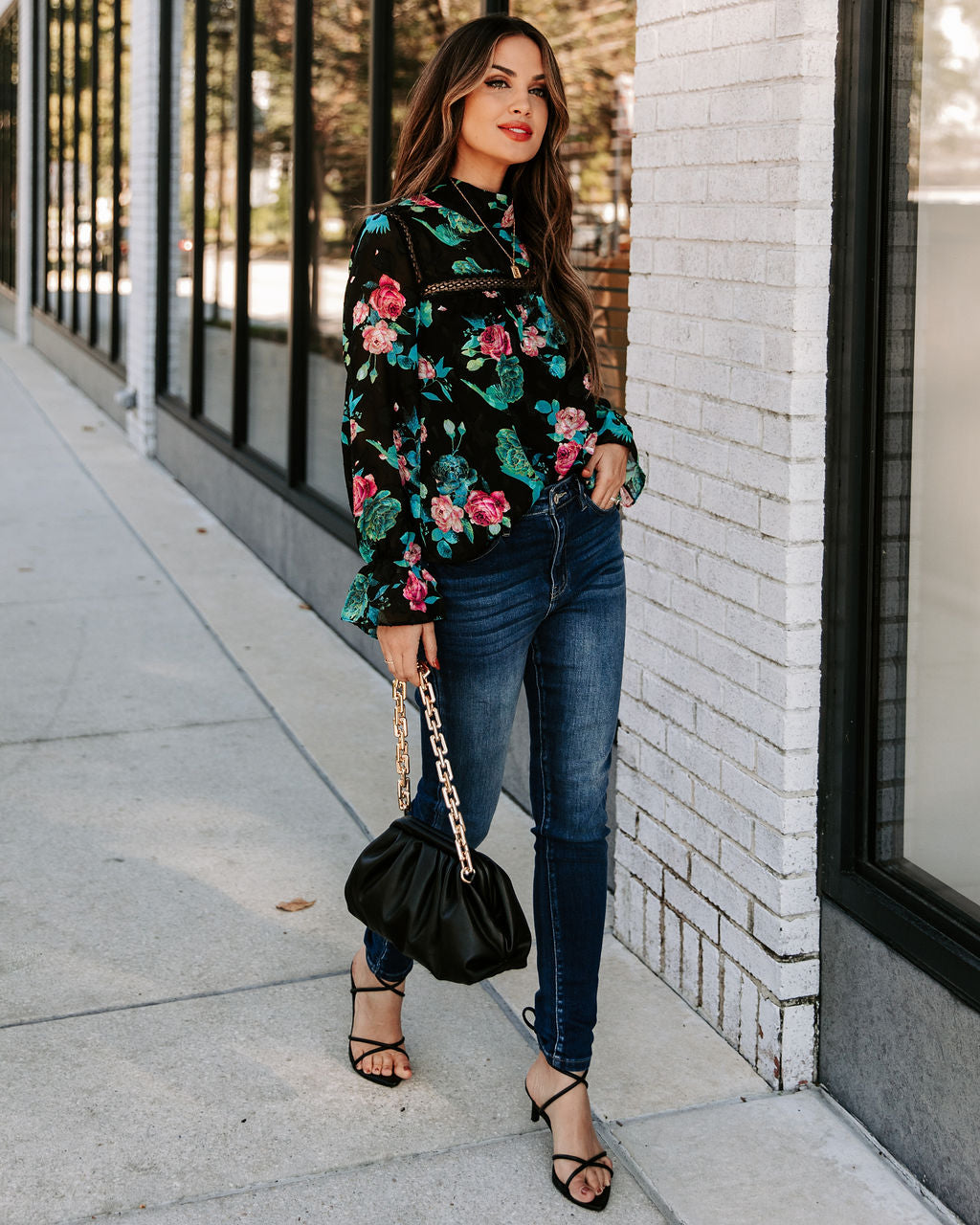 Rios Floral Lace Blouse Ins Street