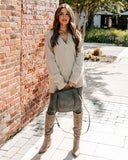 Kasey Collared Knit Sweater - Natural Ins Street