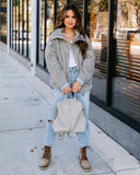 Carey Pocketed Quilted Jacket - Grey - FINAL SALE Ins Street