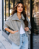 Carey Pocketed Quilted Jacket - Grey - FINAL SALE Ins Street