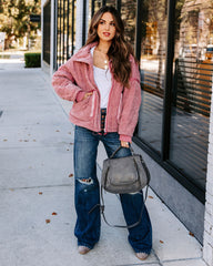 Carey Pocketed Quilted Jacket - Rose Pink - FINAL SALE Ins Street