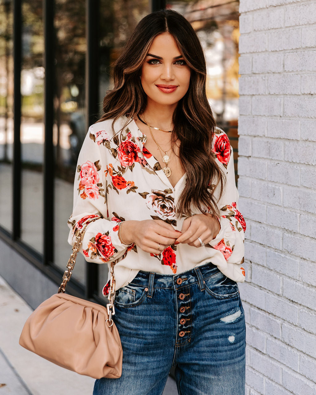 Kellen Floral Damsel Blouse - FINAL SALE Ins Street