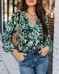 Lewyn Floral Damsel Blouse Ins Street