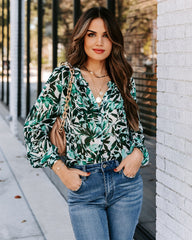 Lewyn Floral Damsel Blouse Ins Street