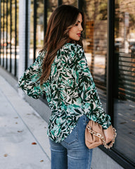 Lewyn Floral Damsel Blouse Ins Street