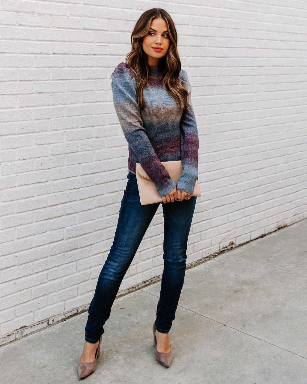 Lolly Ombre Knit Sweater Ins Street