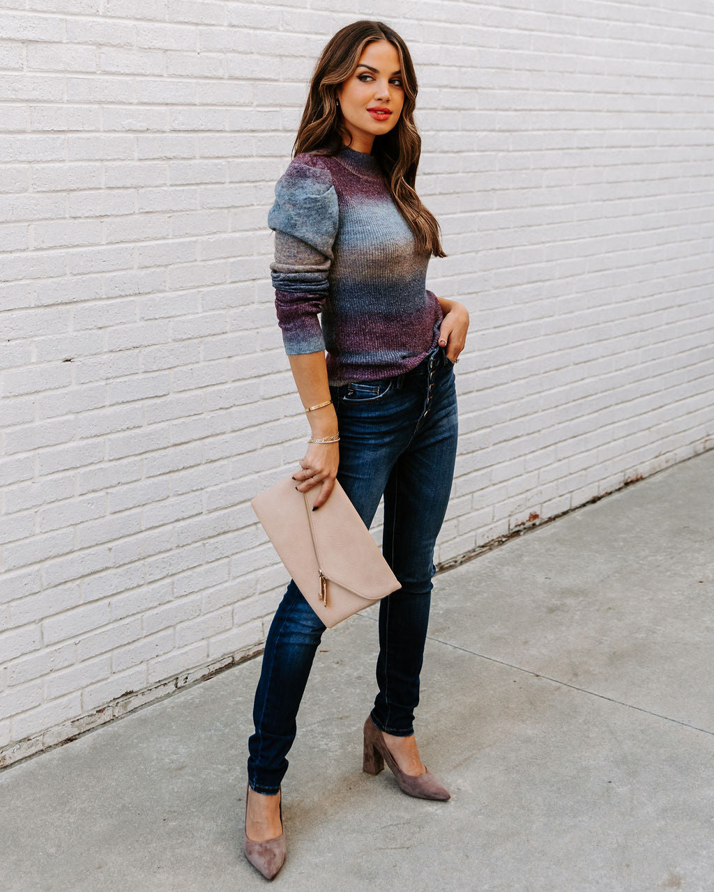 Lolly Ombre Knit Sweater Ins Street