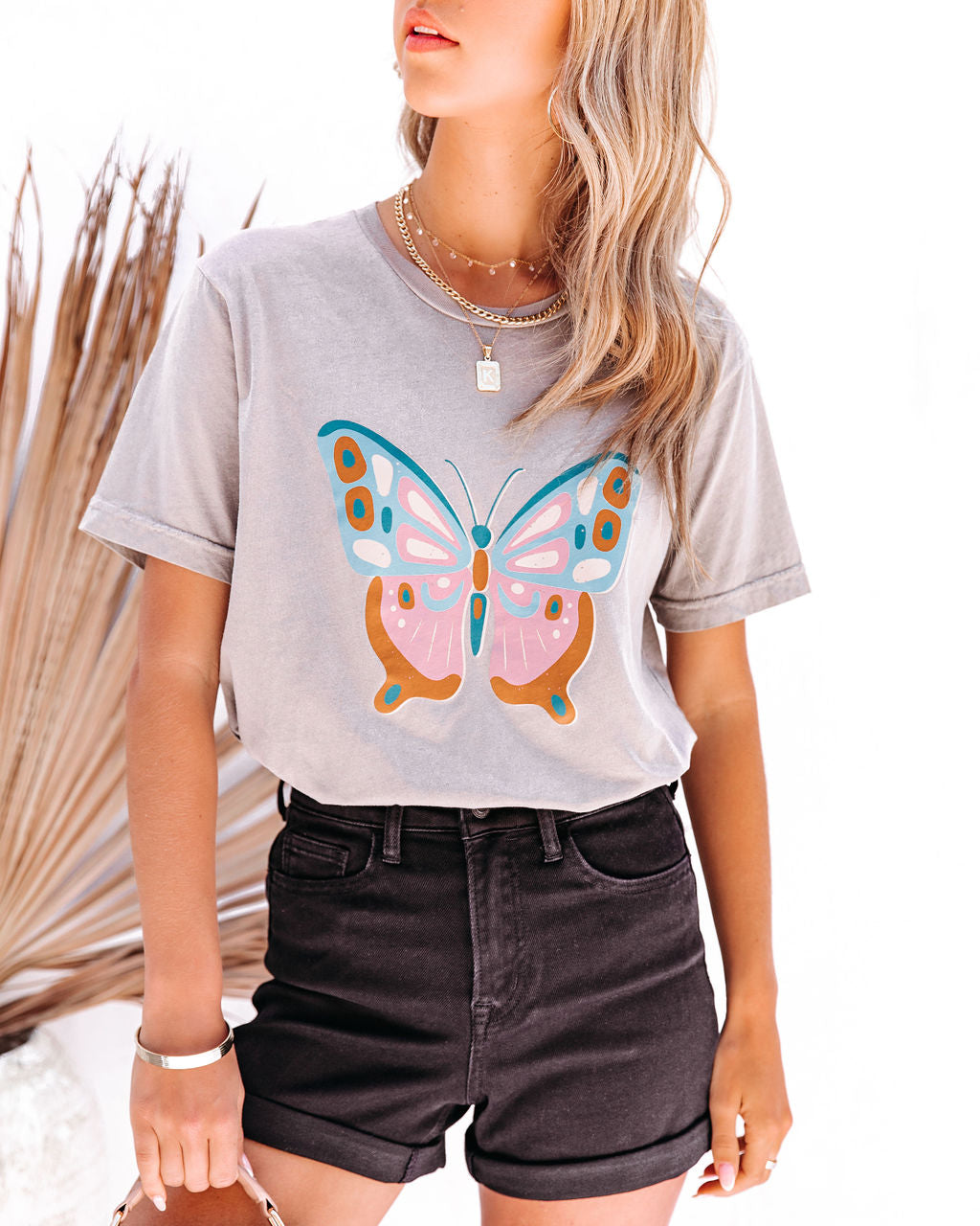 Eccentric Butterfly Cotton Tee Ins Street