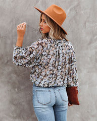 Edgewater Floral Billowed Blouse Ins Street