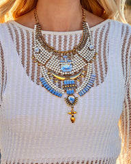 Elektra Statement Necklace - Gold Ins Street