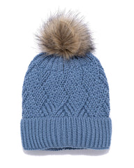 Elf Pom Beanie - Blue Ins Street