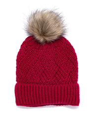 Elf Pom Beanie - Maroon Ins Street