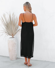 Esplanade Crochet Midi Dress - Black - FINAL SALE Ins Street