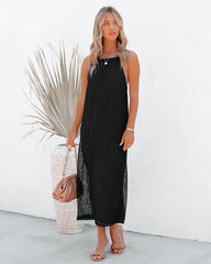 Esplanade Crochet Midi Dress - Black - FINAL SALE Ins Street