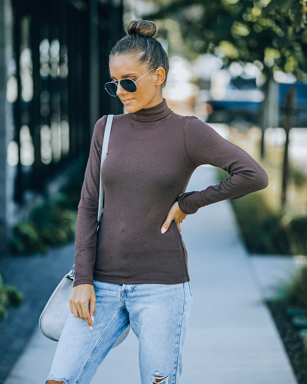 Montrose Turtleneck Knit Top Ins Street