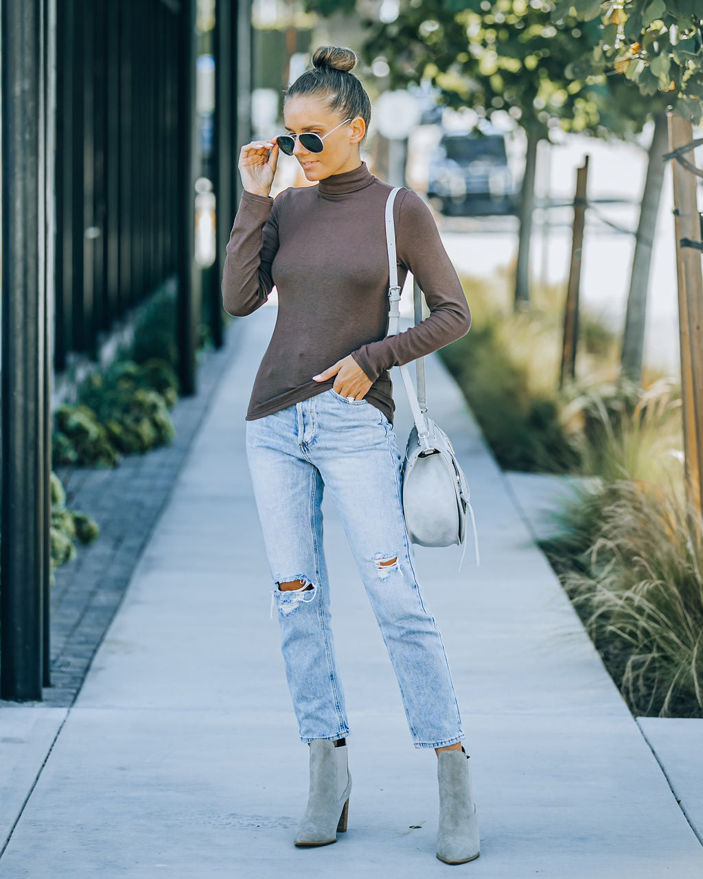 Montrose Turtleneck Knit Top Ins Street