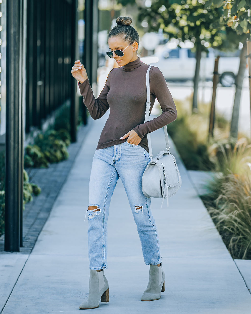 Montrose Turtleneck Knit Top Ins Street